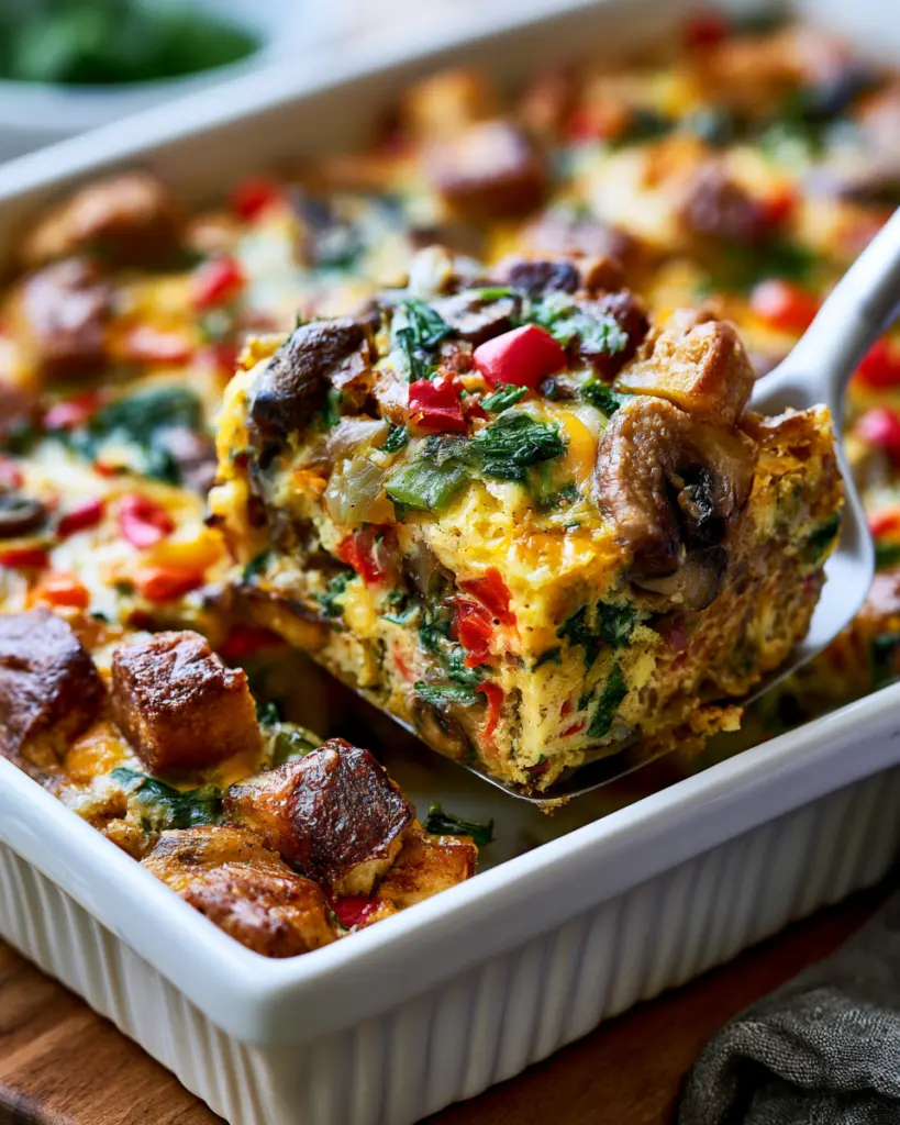 Cheesy Vegetarian Breakfast Casserole