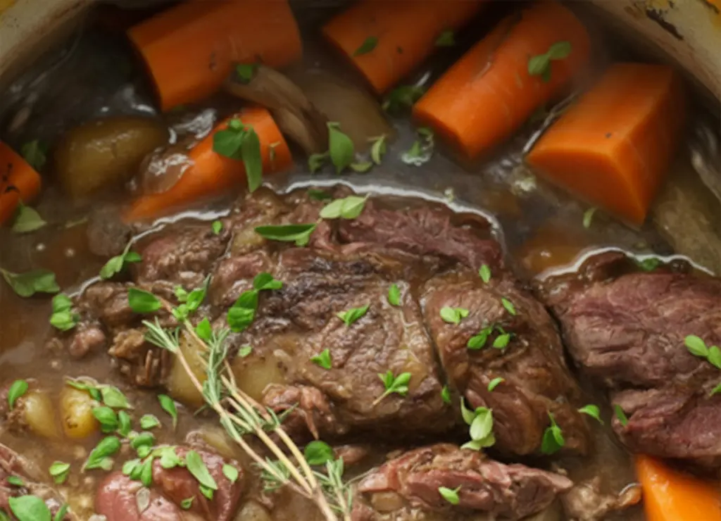 Cooking pot roast on the stovetop