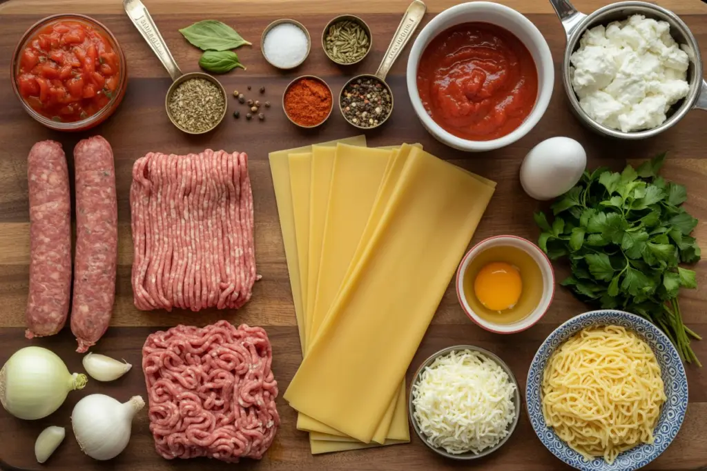 The Best Classic Lasagne Recipe 2 Lasagne Ingredients