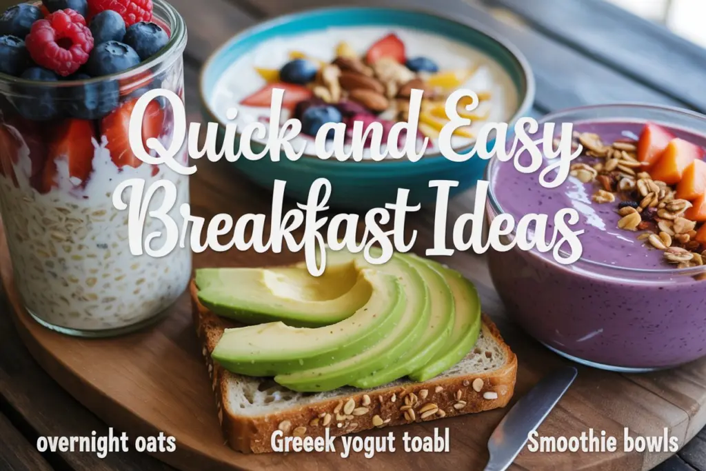 20 Healthy Breakfast Ideas To Start Your Day Right 2 Quick and Easy Breakfasts Ideas
