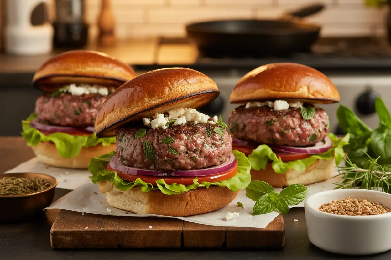 Lamb Burger Recipe – Juicy &amp; Flavorful in Minutes!