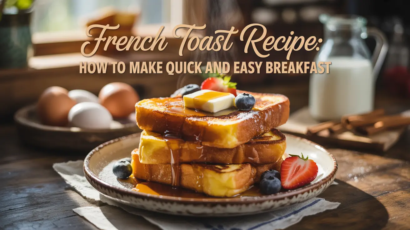 French Toast Recipe :How To Make Quick And Easy Breakfast