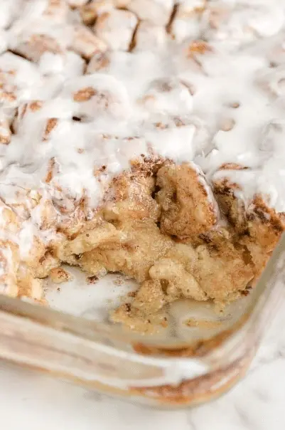 Fast & Easy Cinnamon Roll Casserole Recipe 2 breakfast casserole cinnamon rolls