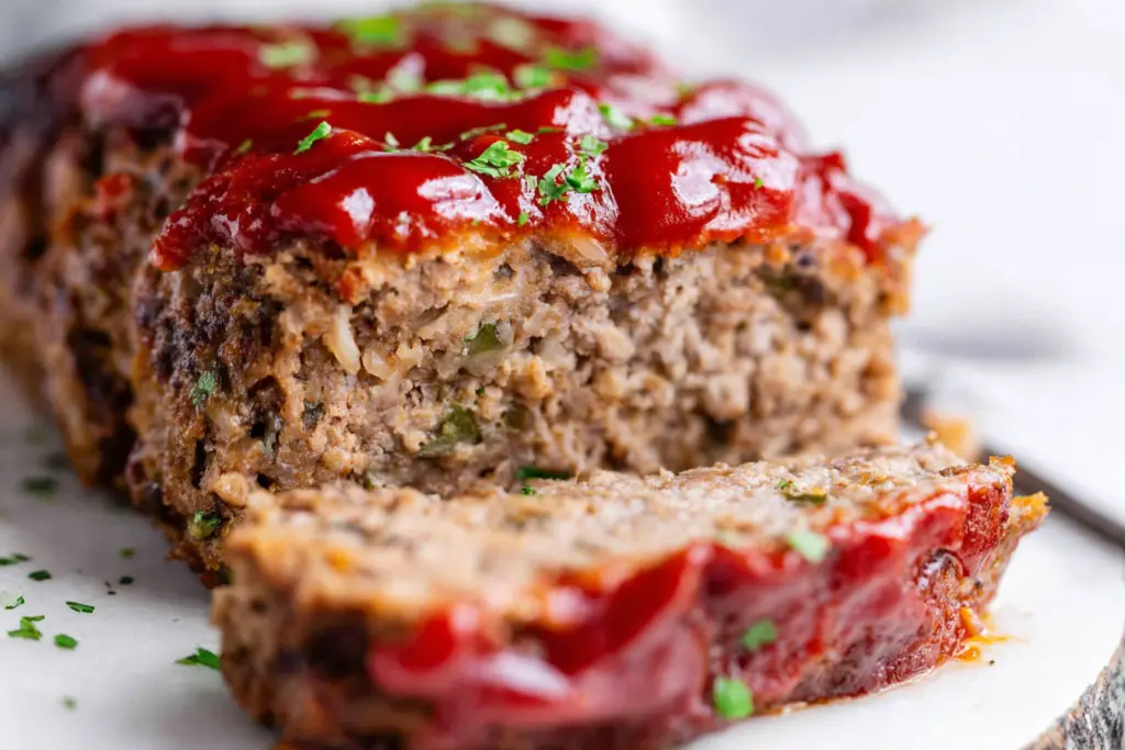American Meatloaf Recipe with ketchup