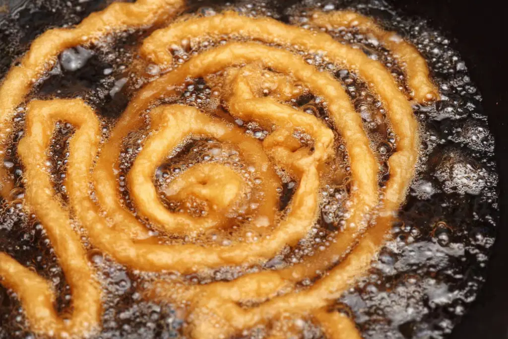 Frying the Funnel Cake