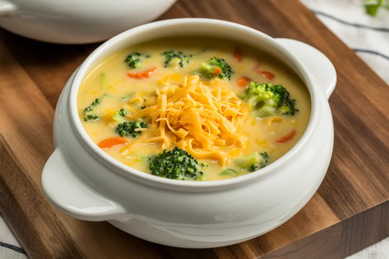 The Best Broccoli Cheddar Soup Ever !