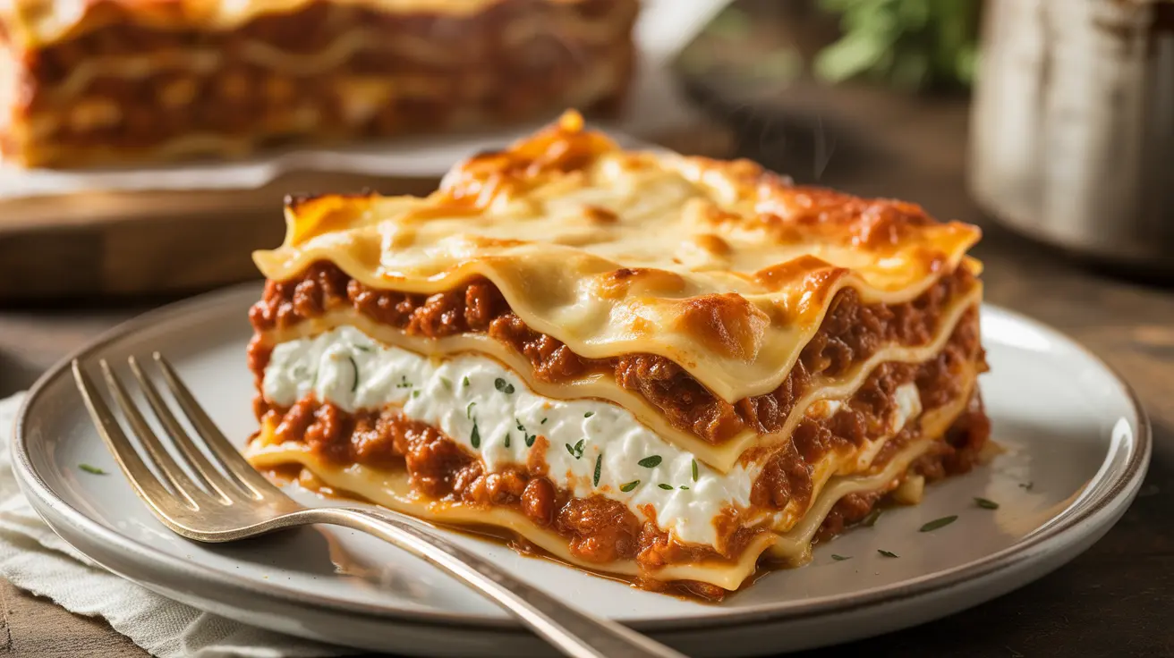 What to replace ricotta with in lasagna?