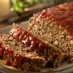 RECIPE CARD — Classic Homemade Meatloaf