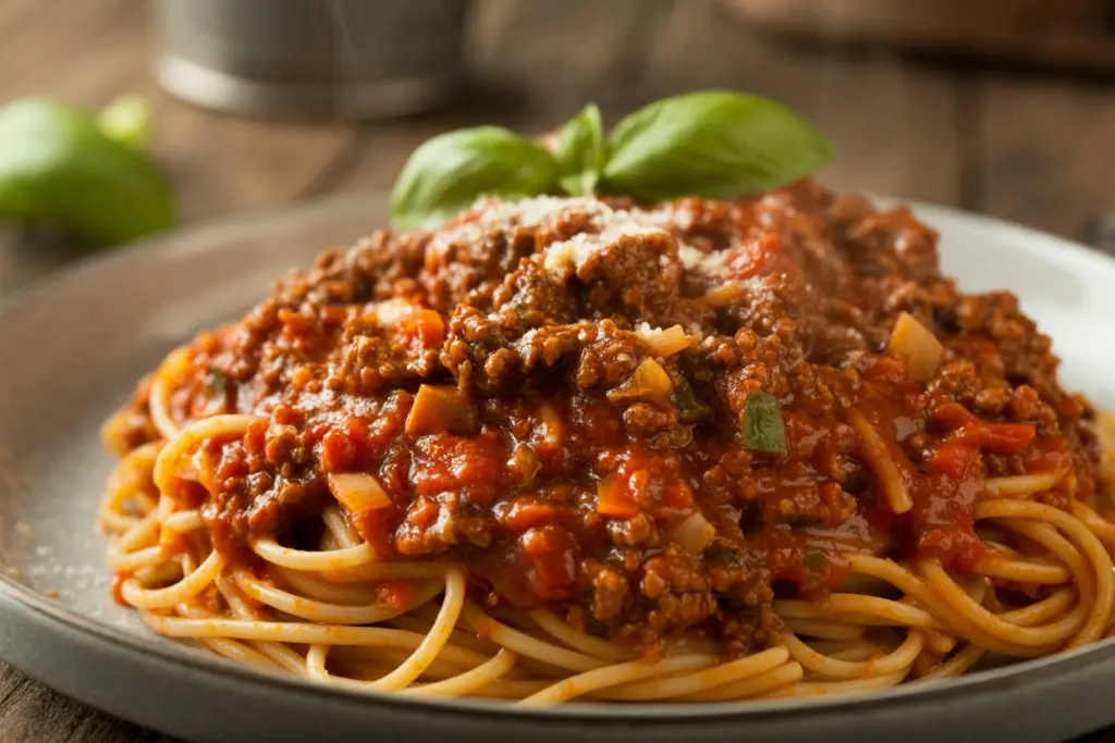 spaghetti bolognese recipe easy