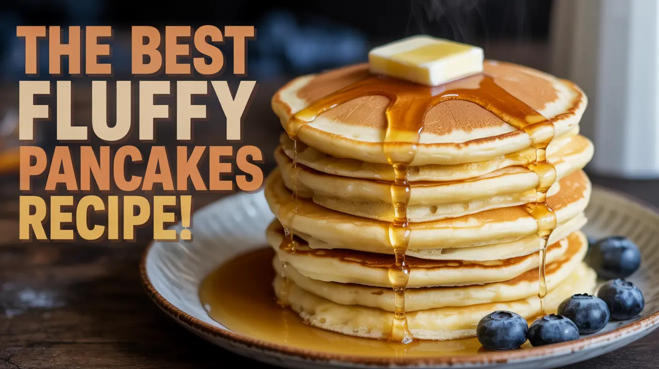 The BEST Fluffy Pancakes Recipe!