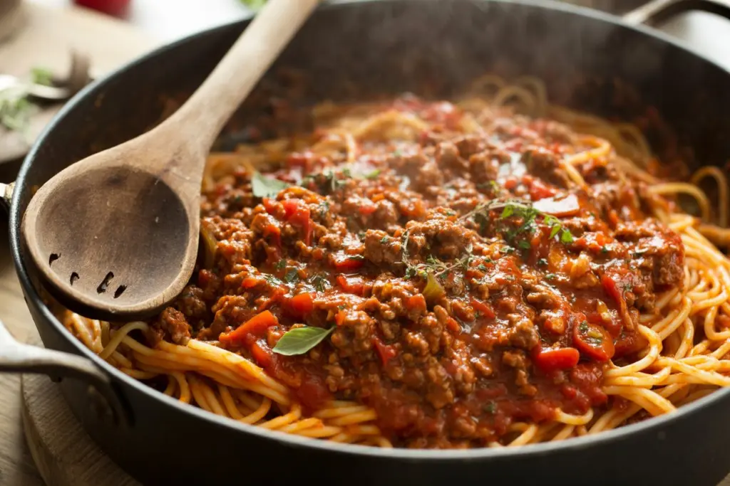 spaghetti bolognese
