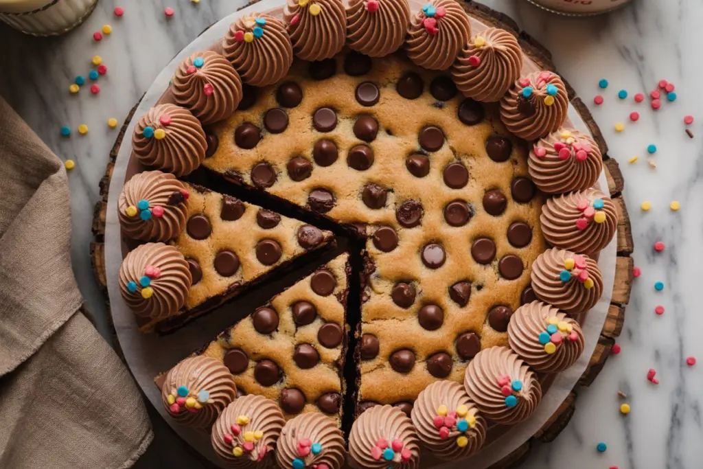 Chocolate Chip Cookie Cake