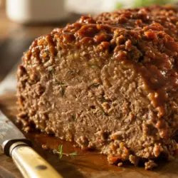 classic meatloaf recipe card
