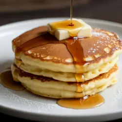 How Does Gordon Ramsay Make Perfect Pancakes? 2 Fluffy Buttermilk Pancakes Recipe card
