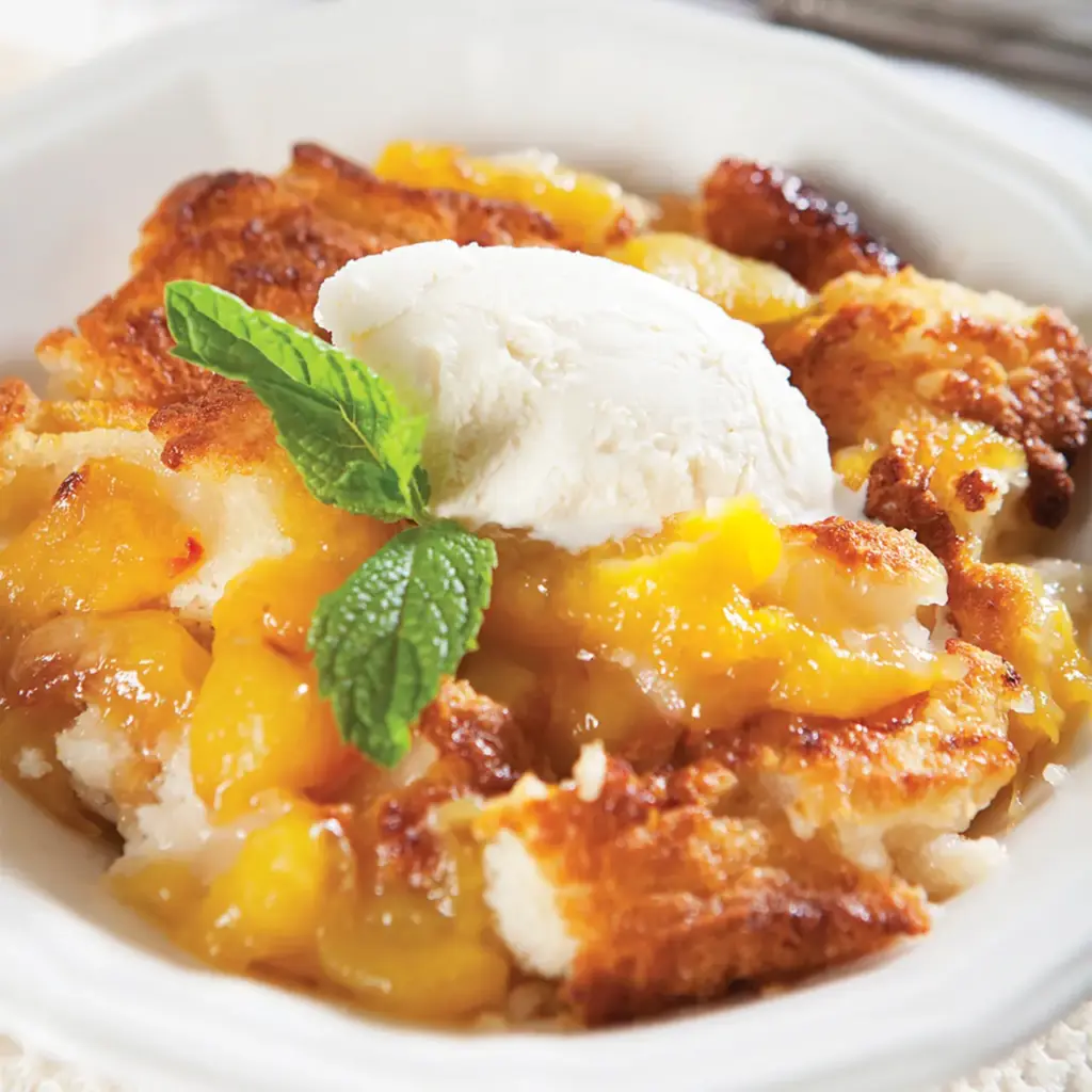What's the Difference Between Peach Crisp and Peach Cobbler? 4 peach crisp vs cobbler