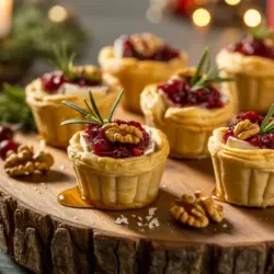 Cranberry Brie Bites recipe card