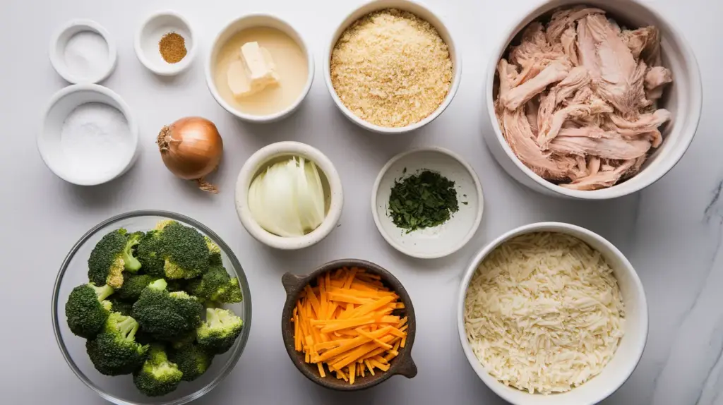 Chicken Broccoli Cheesy Rice Casserole