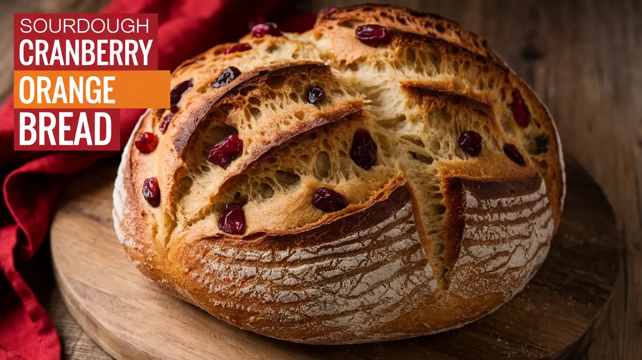 The Best Cranberry Orange Sourdough Bread Recipe