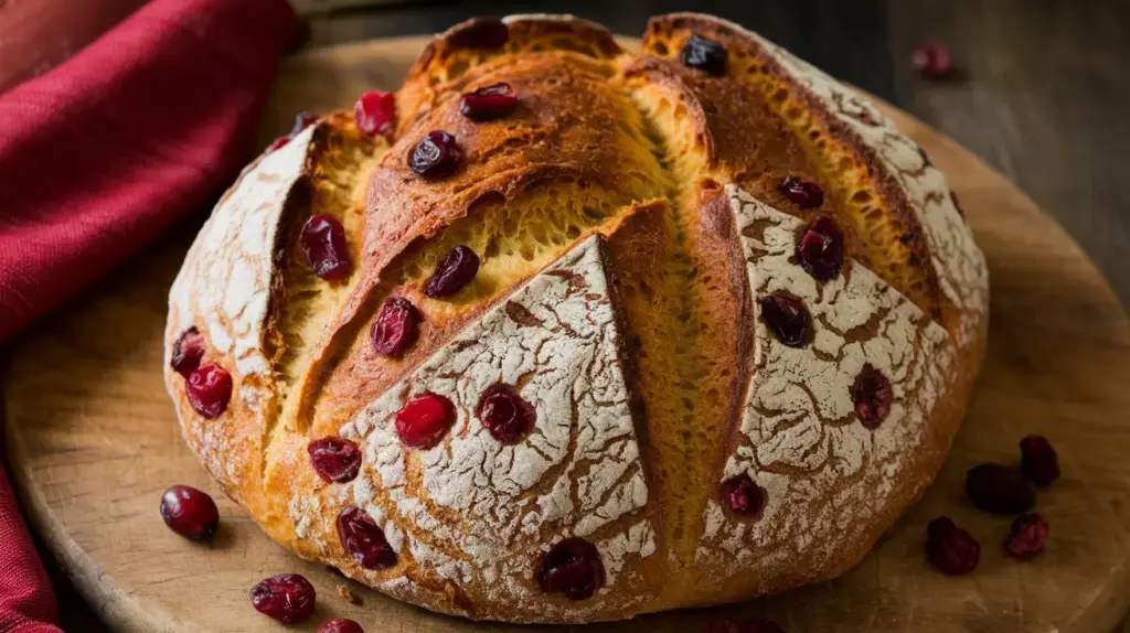 cranberry orange sourdough bread
