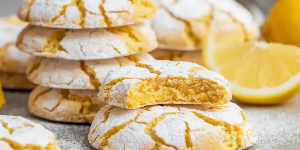 Sourdough Discard Lemon Crinkle Cookies Recipe: 24 Zesty to Try! 6 Lemon Crinkle Cookies