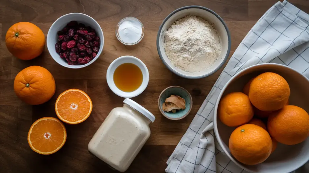 sourdough cranberry orange bread