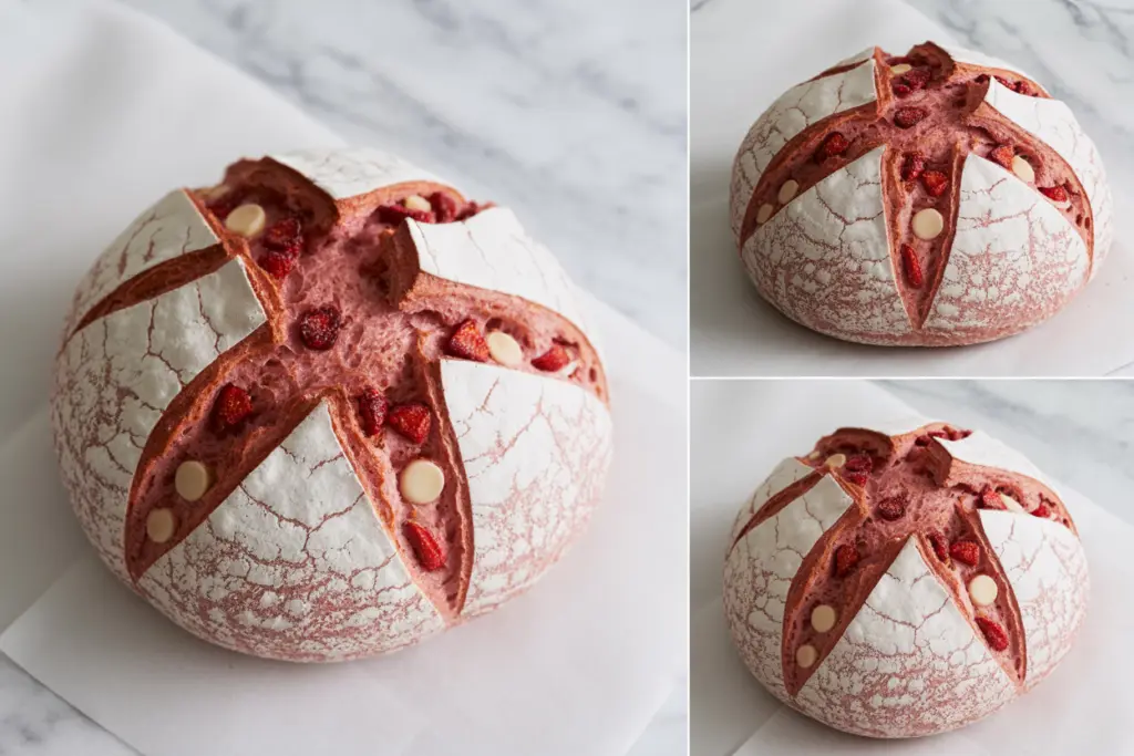 Best Sourdough White Chocolate Chips Strawberry Bread Recipe