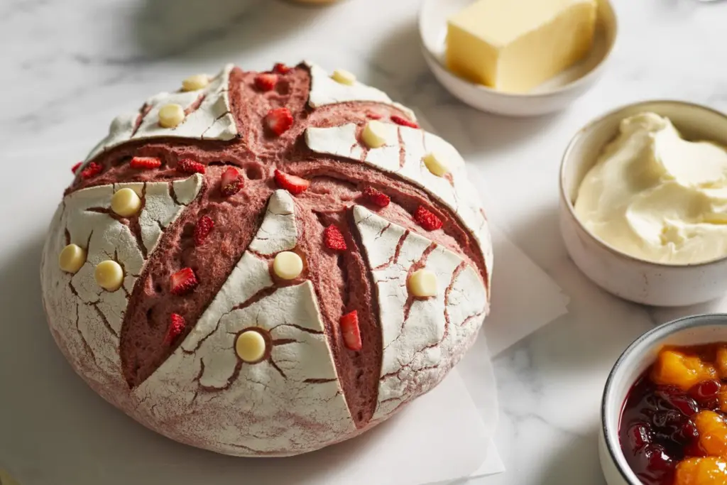 Sourdough Strawberry bread