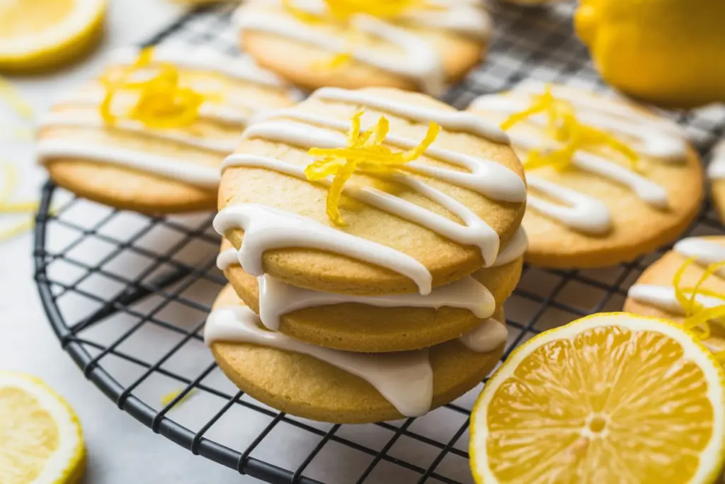  Sourdough Discard Lemon Shortbread Cookies