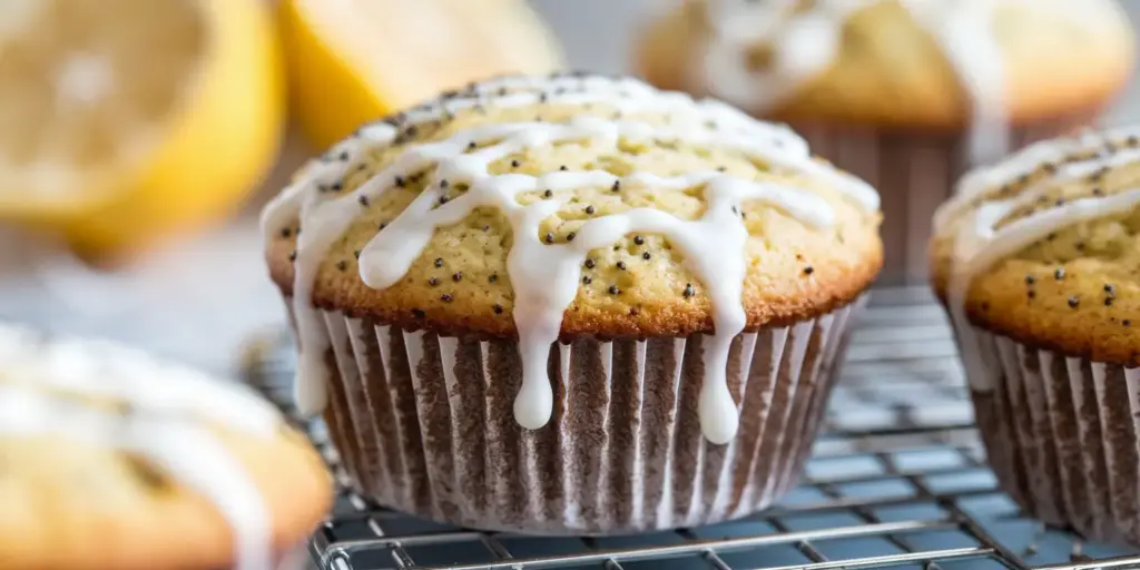 Delicious Sourdough Lemon Poppy Seed Muffins-Must-try! 4 Lemon Poppy Seed Muffins