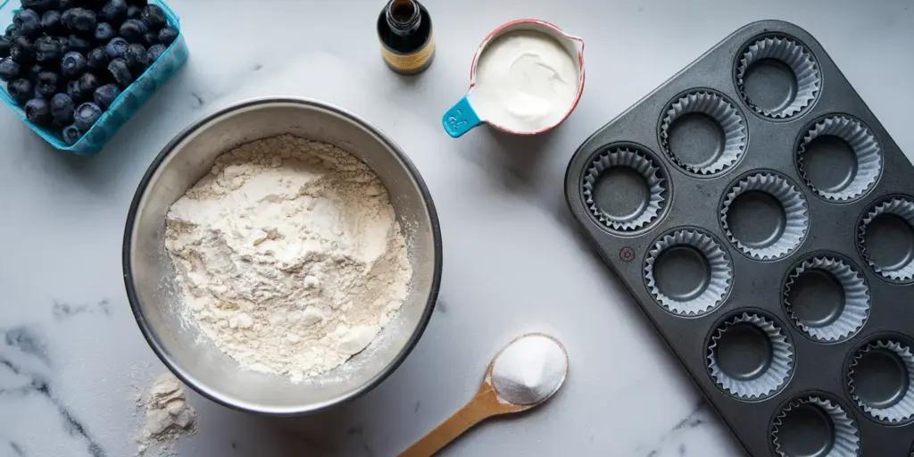 Delightful Sourdough Discard Blueberry Muffins: A Tasty Twist on a Classic Treat 3 Blueberry Muffins Recipe