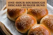 Soft, Sourdough Burger Buns: The Perfect Way to Use Up Your Discard!