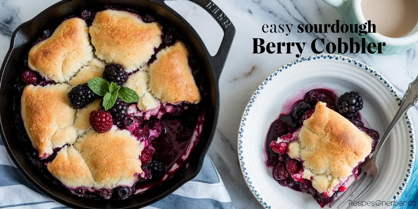 Delightful Sourdough Mixed Berry Cobbler Recipe