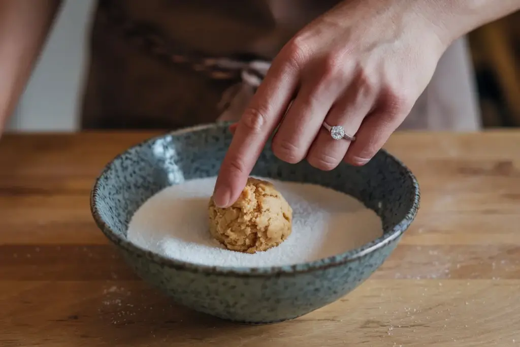 Fancy Chewy Molasses Cookies with Sourdough Discard 3 SOURDOUGH DISCARD MOLASSES COOKIES Recipe