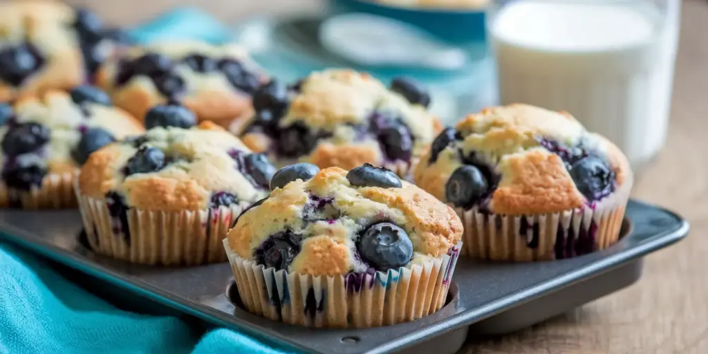Delightful Sourdough Discard Blueberry Muffins: A Tasty Twist on a Classic Treat 4 Blueberry Muffins
