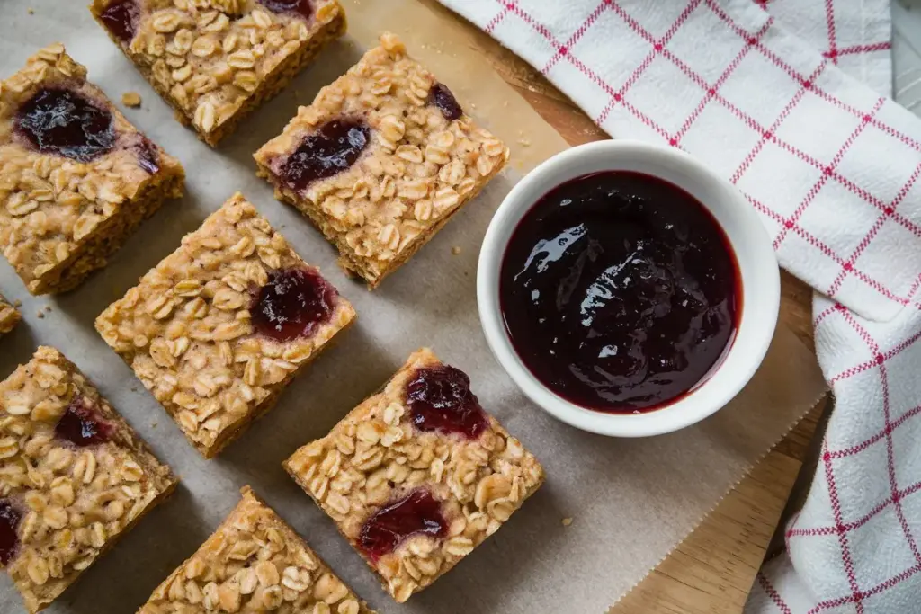 Sourdough Breakfast Oatmeal Jam Bars: A Hearty, Sweet Start to Your Day! 5 oatmeal jam bars recipe