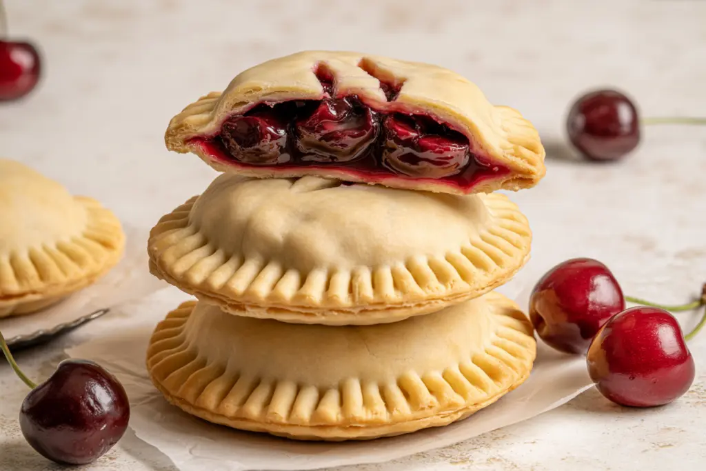 Fresh Cherry Sourdough Discard Hand Pies