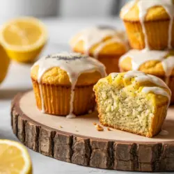 Sourdough Lemon Poppy Seed Muffins recipe card
