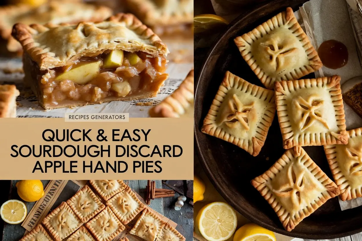 Quick and Easy Sourdough Discard Apple Hand Pies
