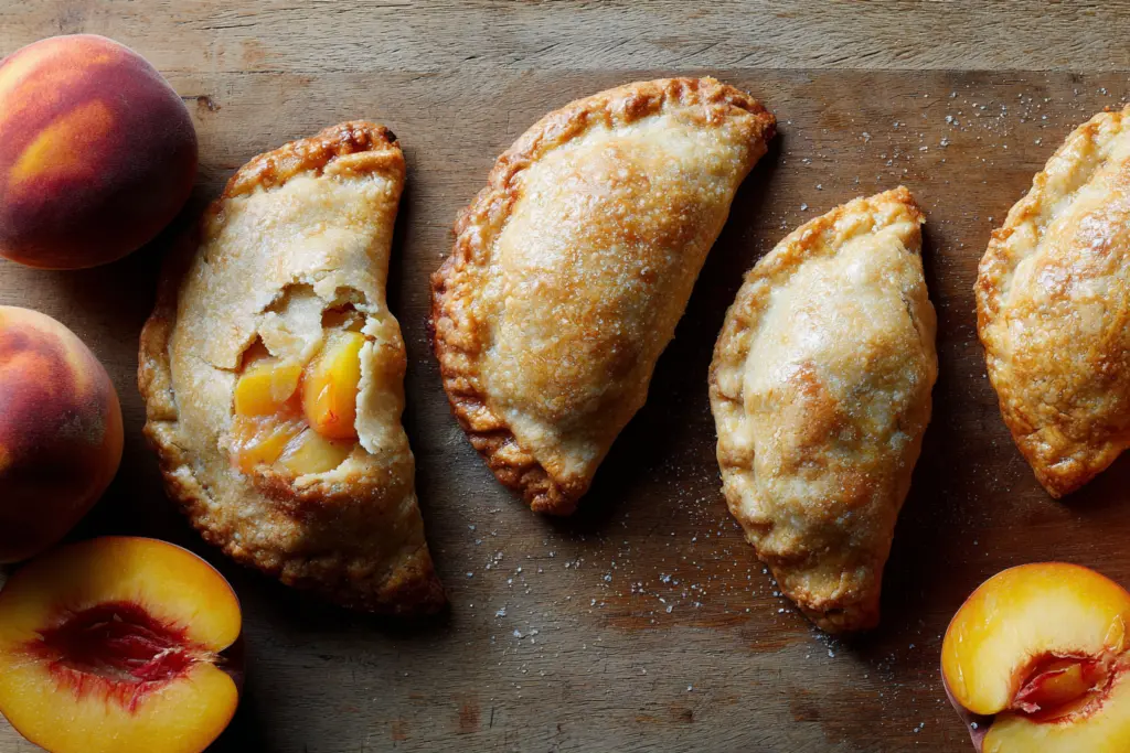 Peach Hand Pies with Sourdough Discard