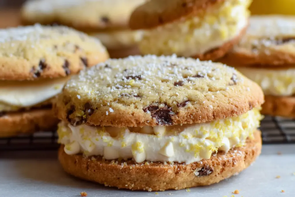 Lemon Chocolate Cookie Pies