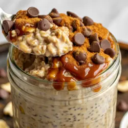 Vanilla Coffee Overnight Oats for the Ultimate Breakfast Boost! 2 Vanilla Coffee Overnight Oats recipe card