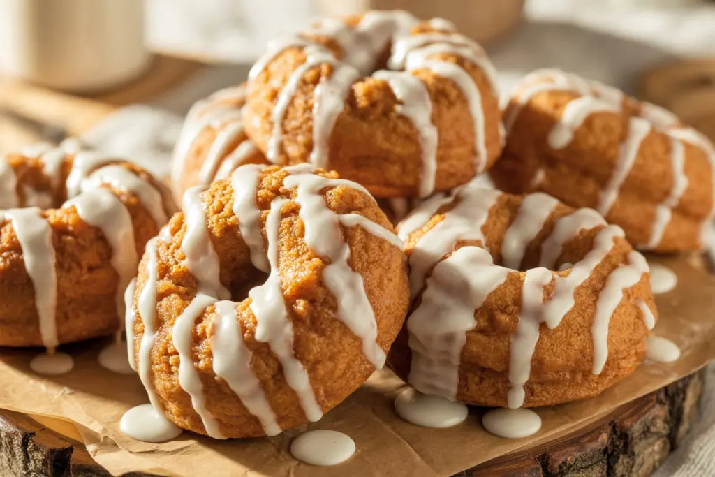 Coffee Cake Sourdough Discard Donuts recipe card