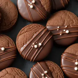 Sourdough Discard Chocolate Shortbread Cookies recipe card