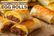 Crispy Cheeseburger Egg Rolls: A Fusion of Flavors!