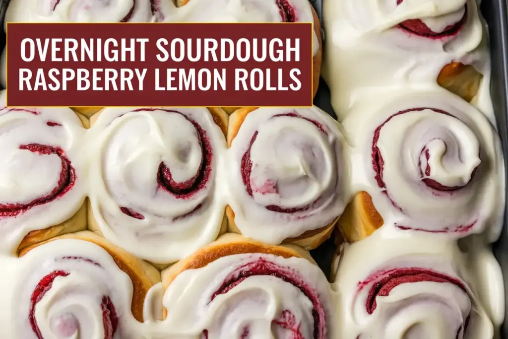 Sourdough Raspberry Lemon Rolls: A Tangy, Sweet Delight