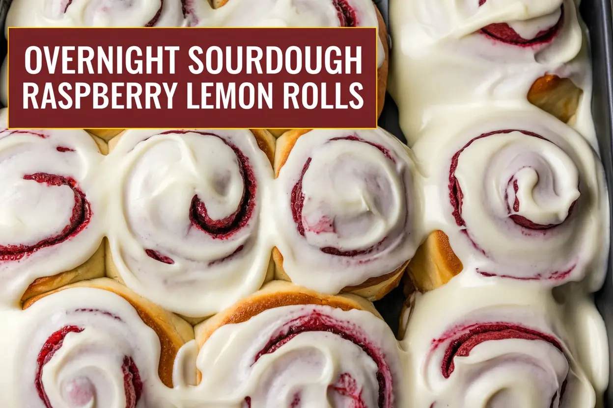 Sourdough Raspberry Lemon Rolls: A Tangy, Sweet Delight