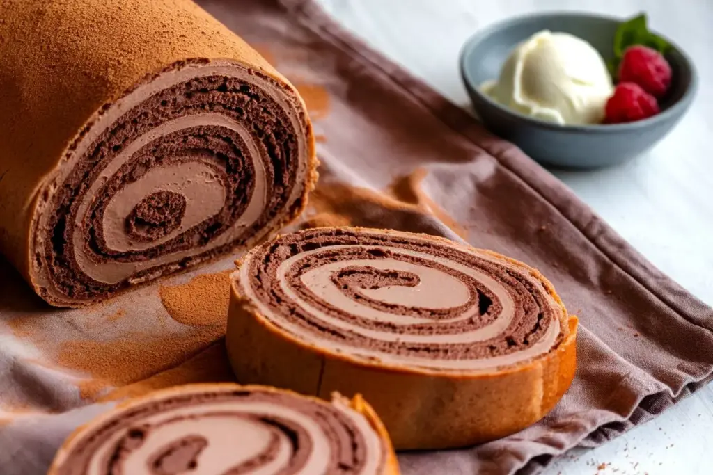 Delicious & Guilt-Free Sourdough Chocolate Swiss Roll 6 Sourdough Chocolate Swiss Roll