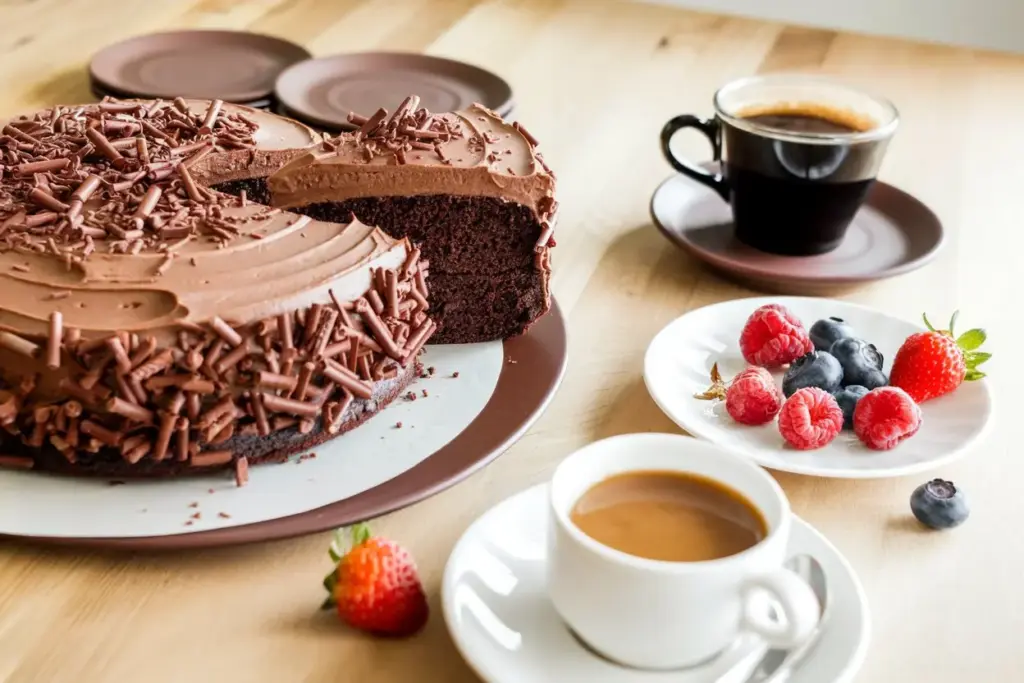 sourdough discard chocolate cake
