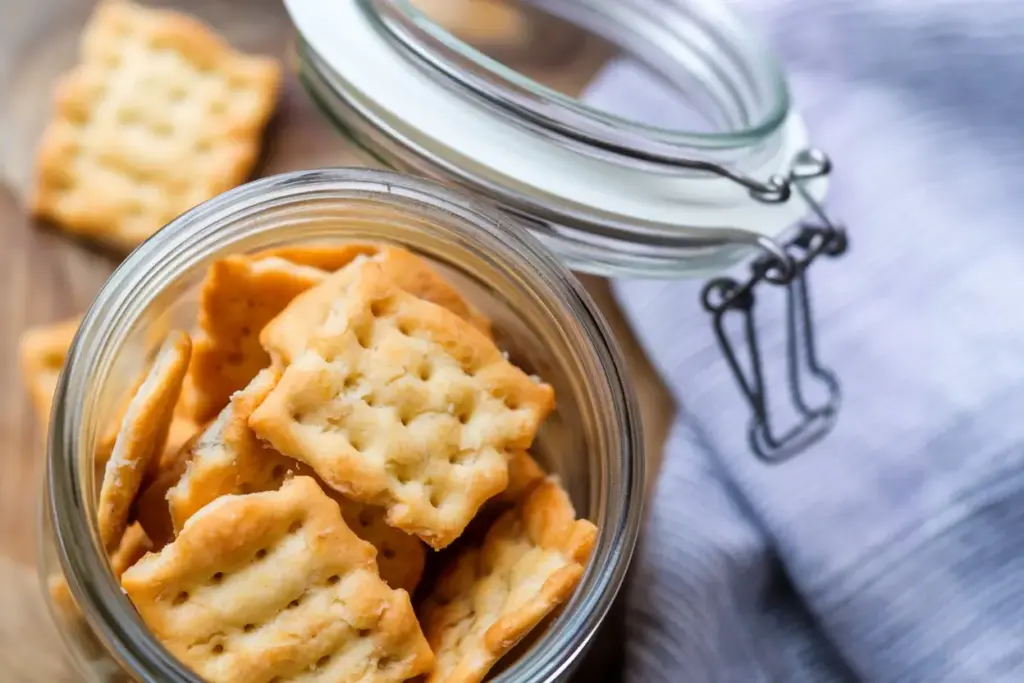 Crispy Homemade Sourdough Cheese Crackers Recipe 3 Sourdough Cheese Crackers Recipe