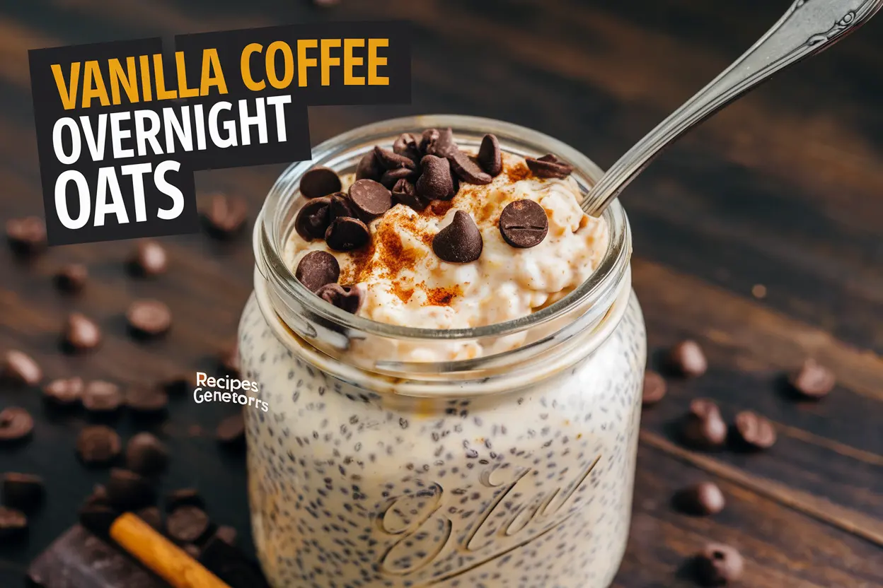 Vanilla Coffee Overnight Oats for the Ultimate Breakfast Boost!